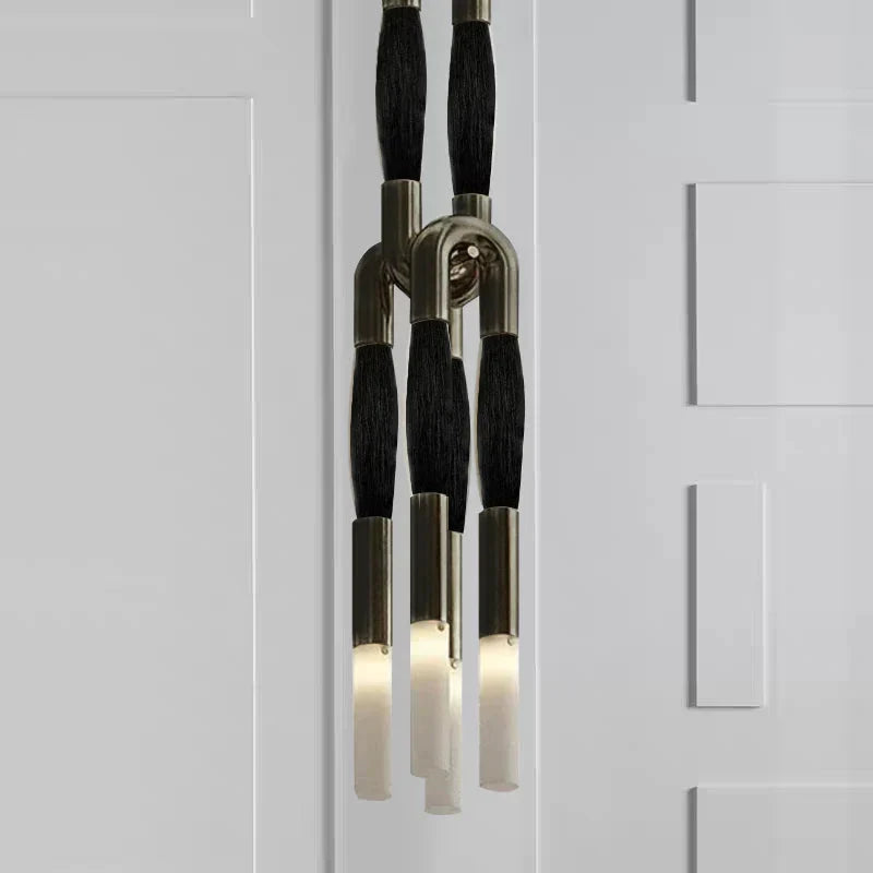 Antonia Horsehair Pendant 4-Light