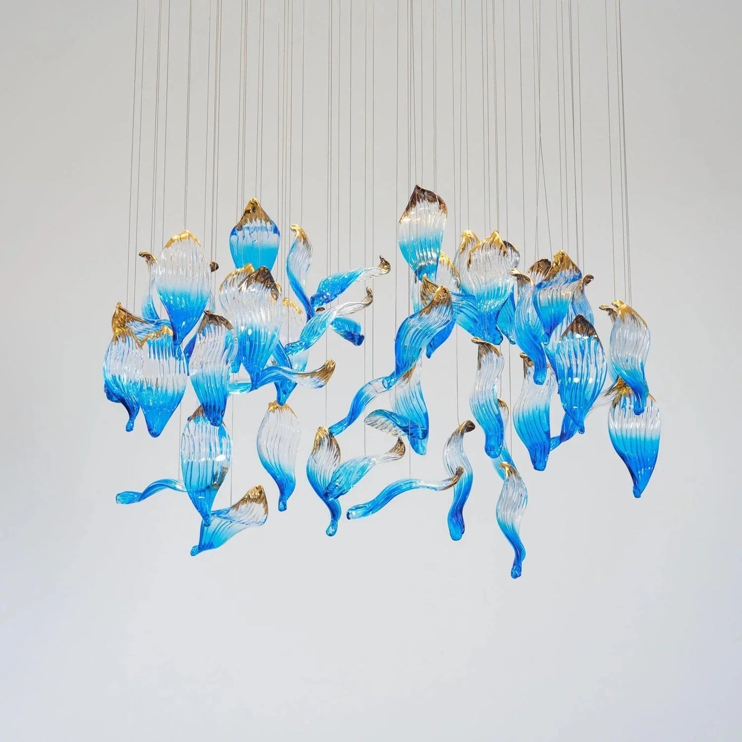 Ocean Drift Blown Glass Customize Chandelier