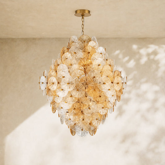 Suna Round Chandelier 27 Light 40"W