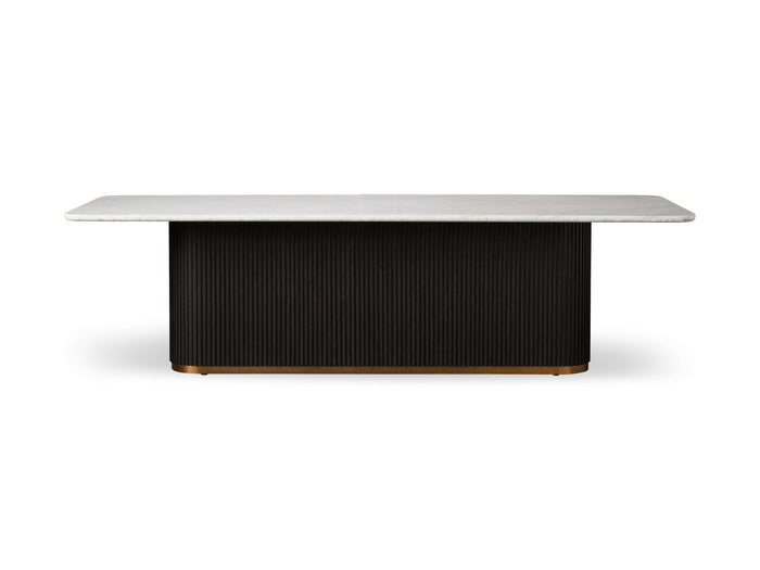 Finnley Dining Table Bluestone Carrara 72" 84" 96 108''