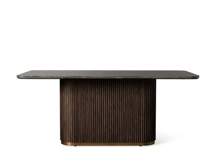 Finnley Dining Table Bluestone Carrara 72" 84" 96 108''