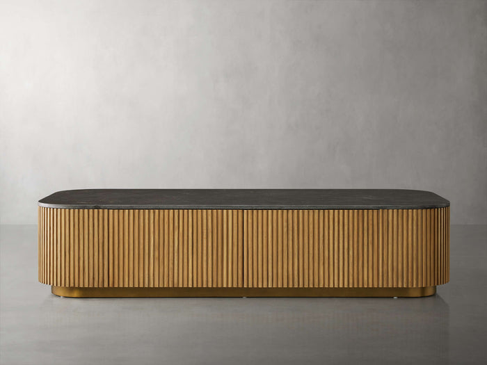 Finnley Marble Top Finish Storage Coffee Table