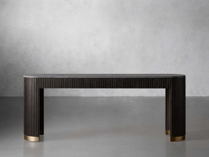 Finnley Console Table Marbel Bluestone Carrara 63" 73"