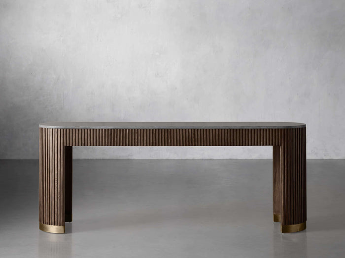 Finnley Console Table Marbel Bluestone Carrara 63" 73"