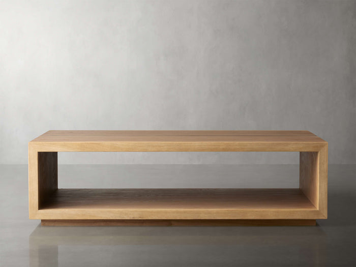 Mihaela Oak Coffee Table 48'' 56" 64"