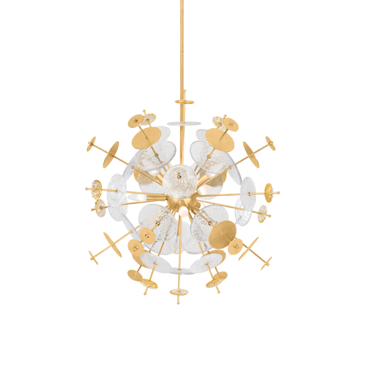 Gleason Clear Functional Design Chandelier