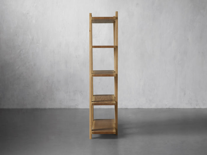 Mihaela Oak Bookcase in Vin Alb 51.25"