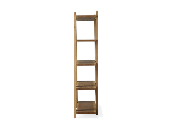 Mihaela Oak Bookcase in Vin Alb 51.25"