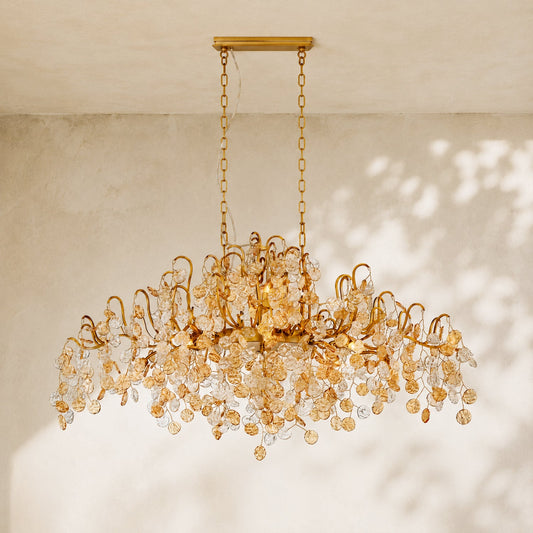 Campo Linear Chandelier 10 Light 45"W