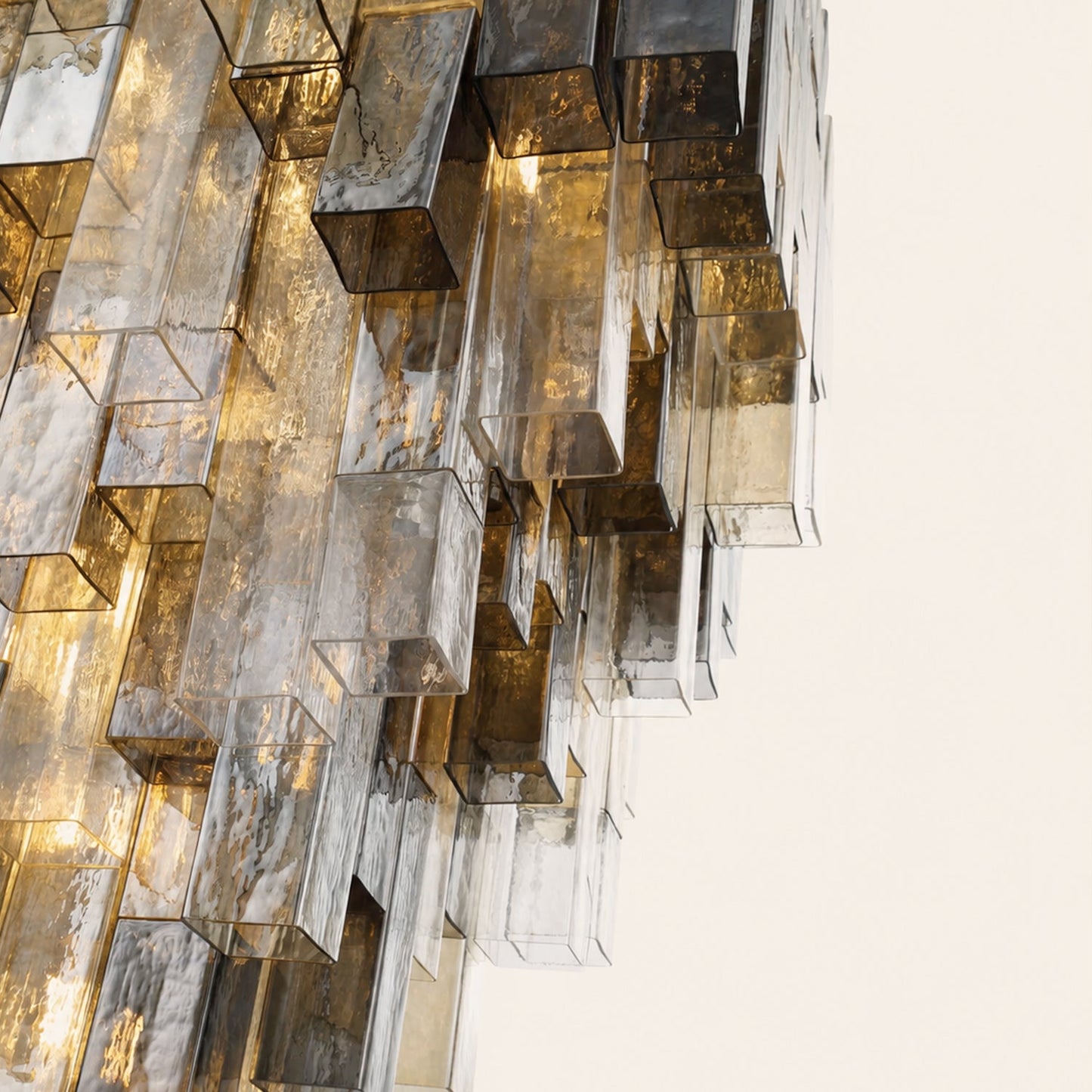 Altesa Square Glass Chandelier 46-Light