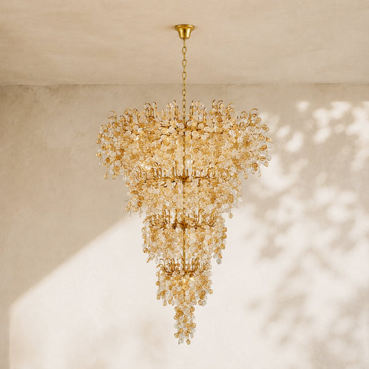 Campo Round Multi-tier Chandelier 33Light 47"W