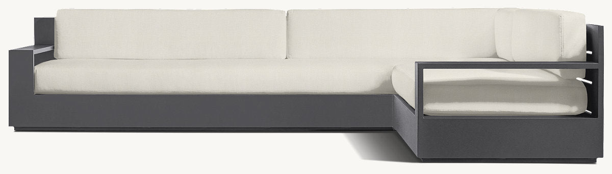 Marbella Aluminum Right-Arm L-Sectional