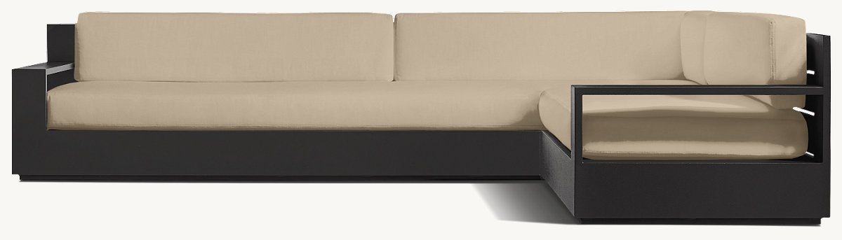 Marbella Aluminum Right-Arm L-Sectional