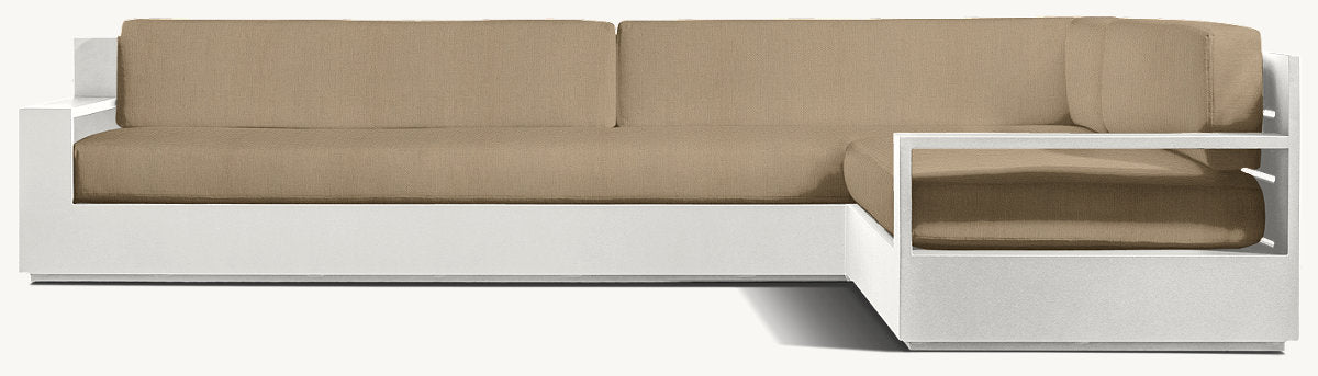 Marbella Aluminum Right-Arm L-Sectional