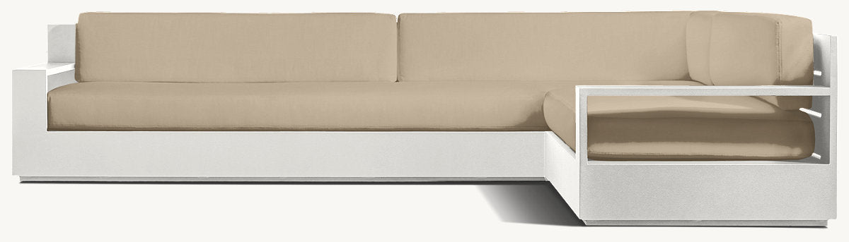 Marbella Aluminum Right-Arm L-Sectional