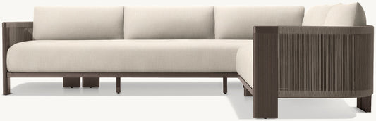 Striata Aluminum Right-Arm L-Sectional