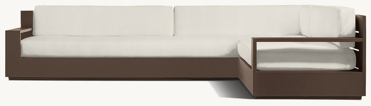 Marbella Aluminum Right-Arm L-Sectional