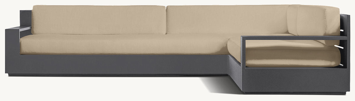 Marbella Aluminum Right-Arm L-Sectional
