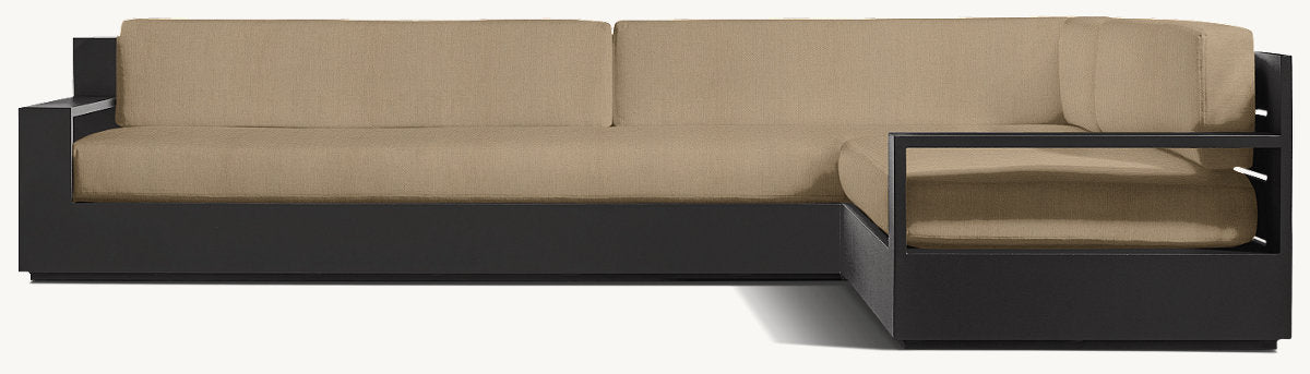 Marbella Aluminum Right-Arm L-Sectional