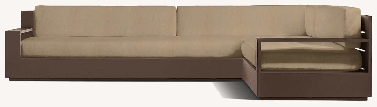 Marbella Aluminum Right-Arm L-Sectional