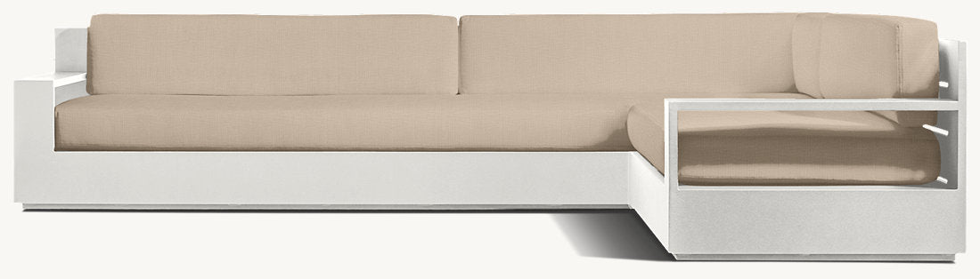 Marbella Aluminum Right-Arm L-Sectional