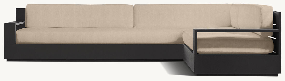 Marbella Aluminum Right-Arm L-Sectional