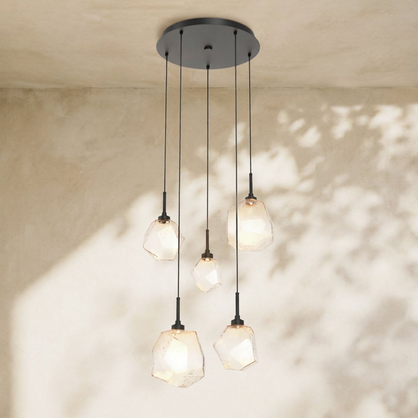 Art Twisted Round Chandelier