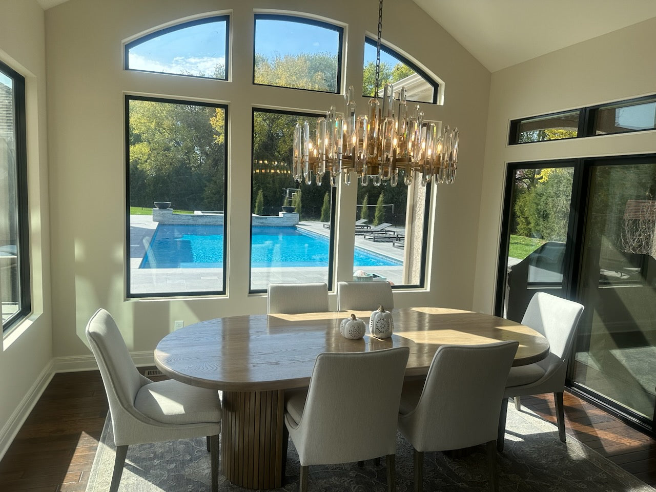Bonnington Rectangular chandelier  54” 72"