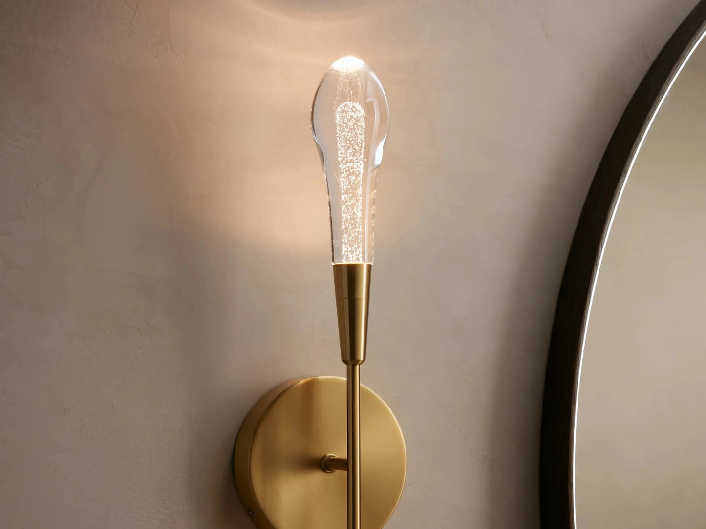 Solitair Crystal Double Wall Sconce