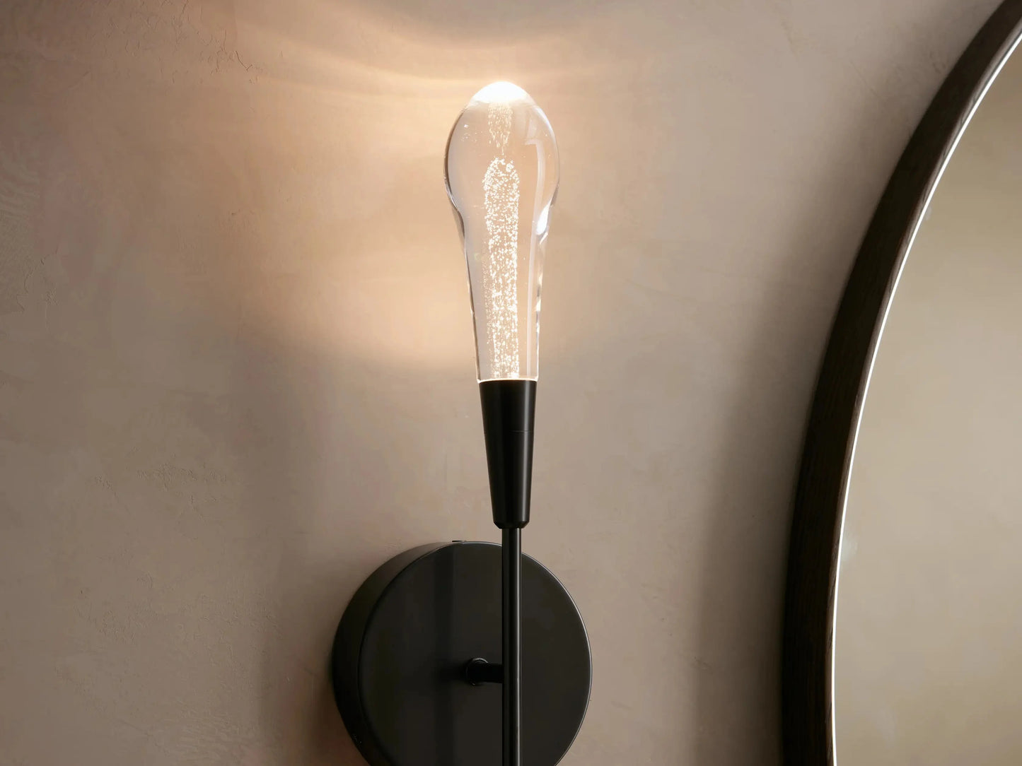 Solitair Crystal Double Wall Sconce