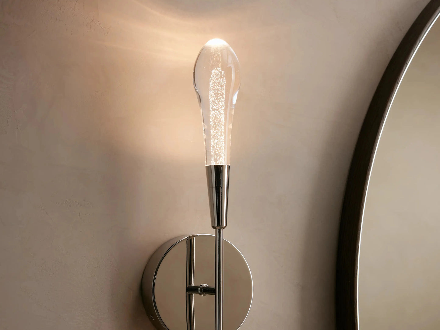 Solitair Crystal Double Wall Sconce