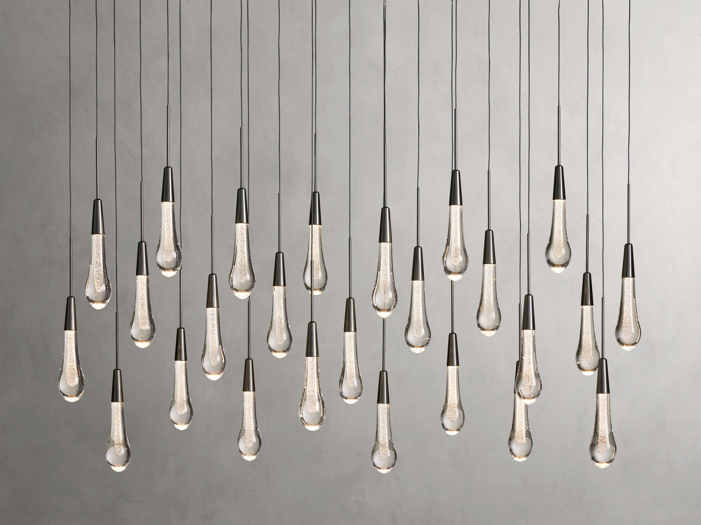 Solitaire Linear Chandelier 37"50"70"87"120"