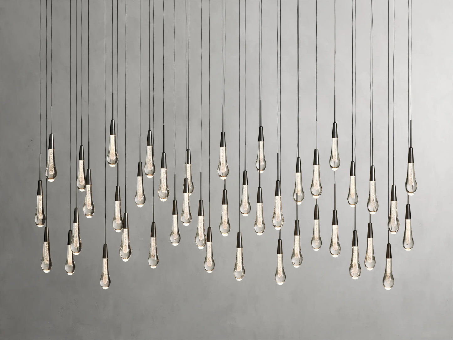 Solitaire Linear Chandelier 37"50"70"87"120"