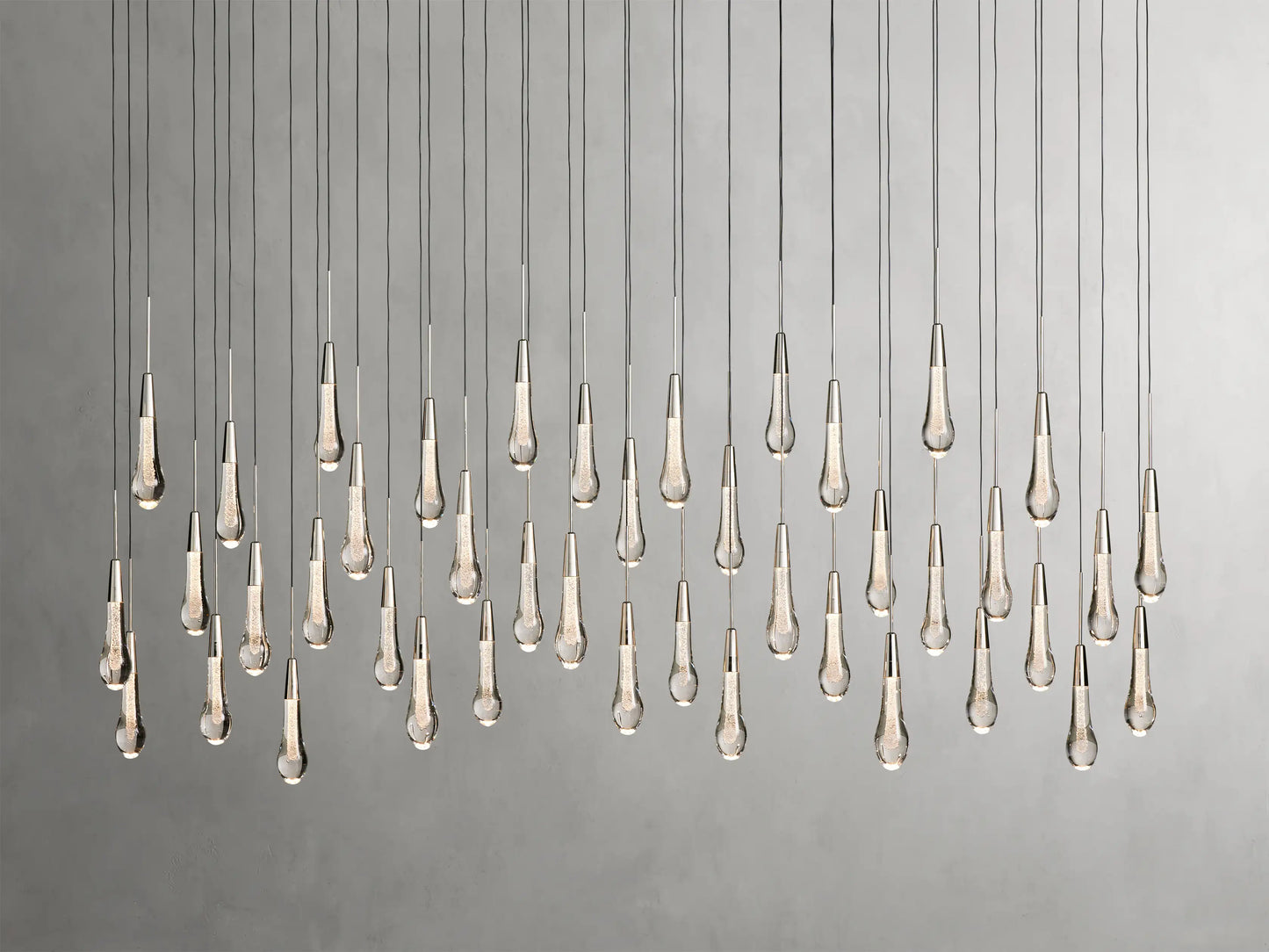 Solitaire Linear Chandelier 37"50"70"87"120"
