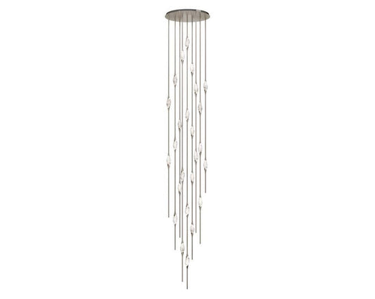 Pezz Round 12 Cluster Chandelier altezza height 700cm/275"