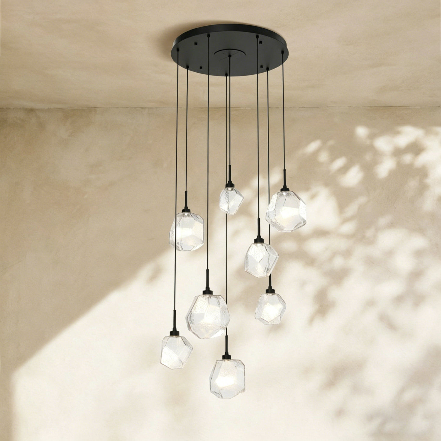 Art Twisted Round Chandelier