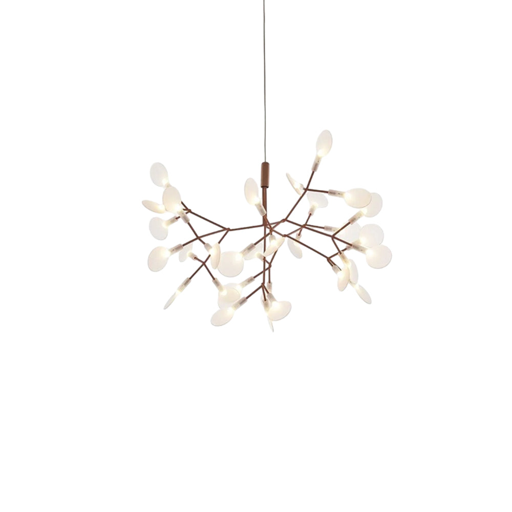 Ceramic Rose Firefly LED Chandelier