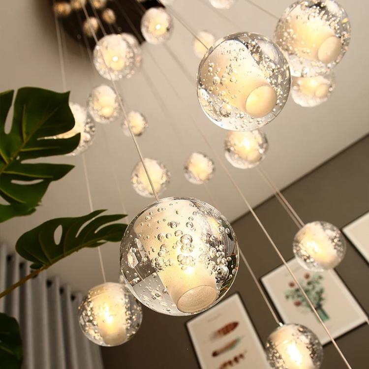 Adonis Suspension Water Drop Chandelier customized（ 48-Light 100x160）