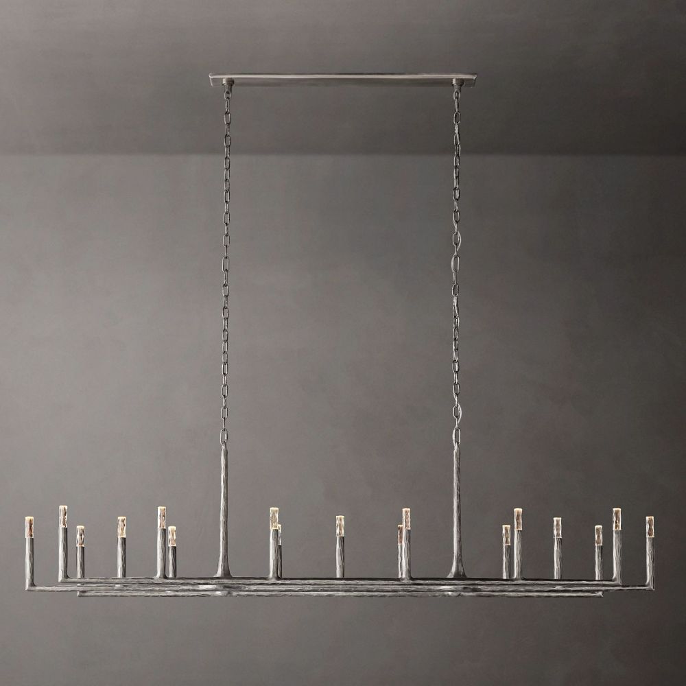 Avarital Forged Linear Chandelier 96"