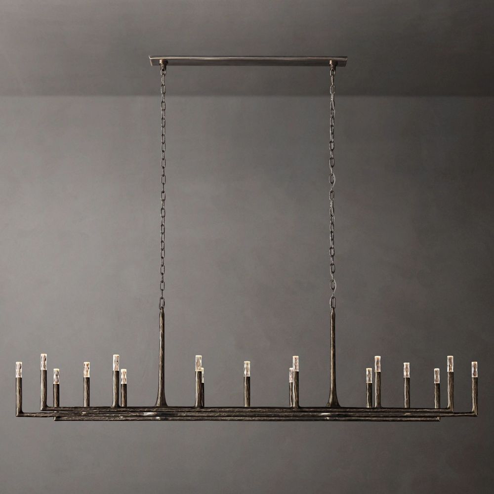 Avarital Forged Linear Chandelier 96"