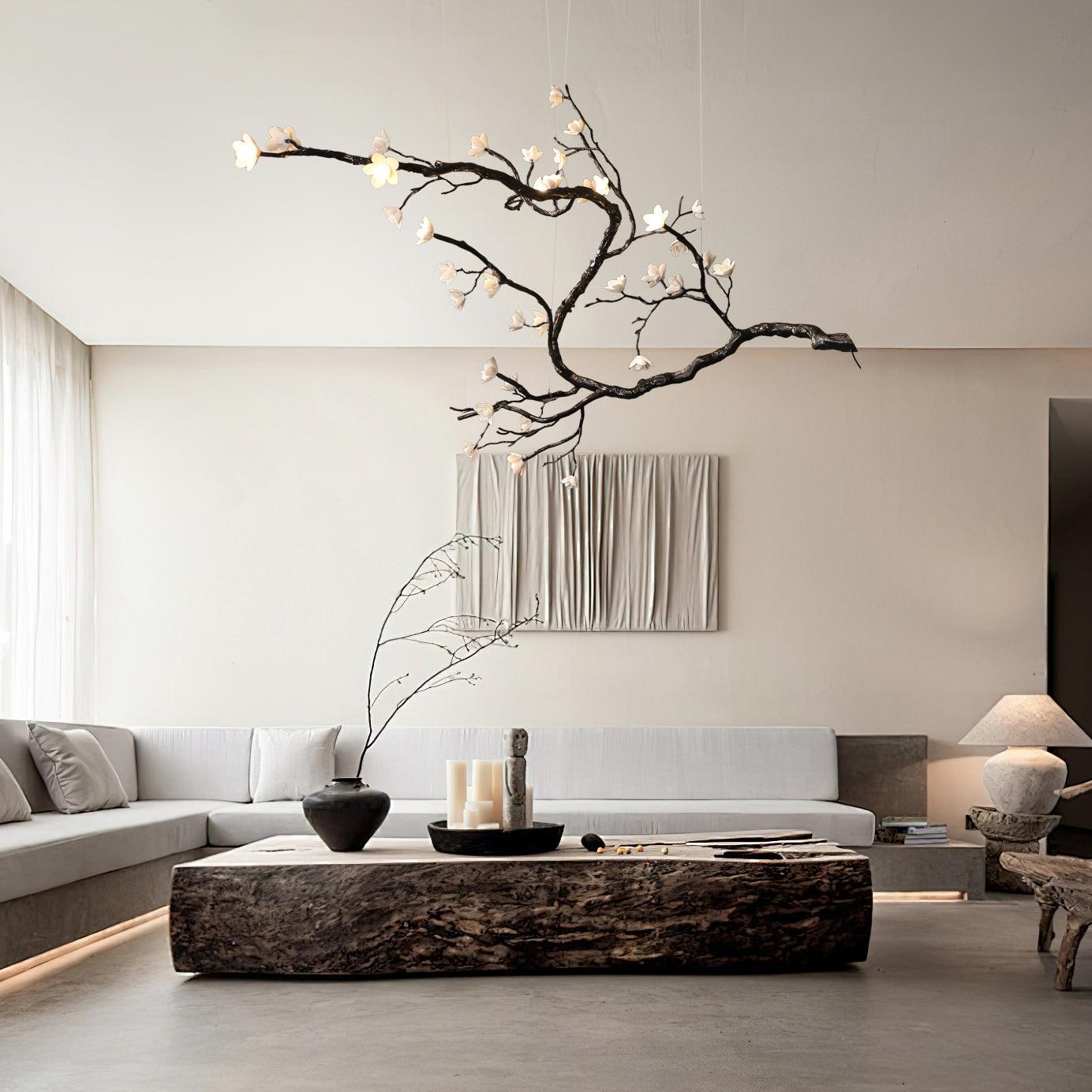 Aura Flora Branch Flower Chandelier