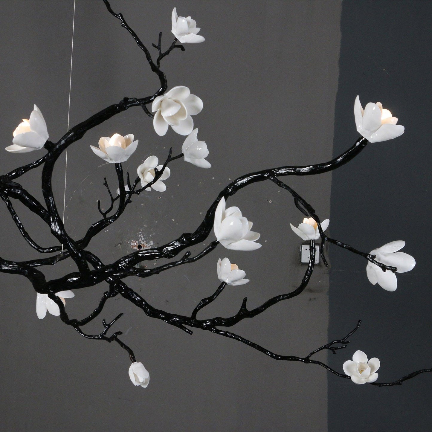 Aura Flora Ceramic Flower Chandelier