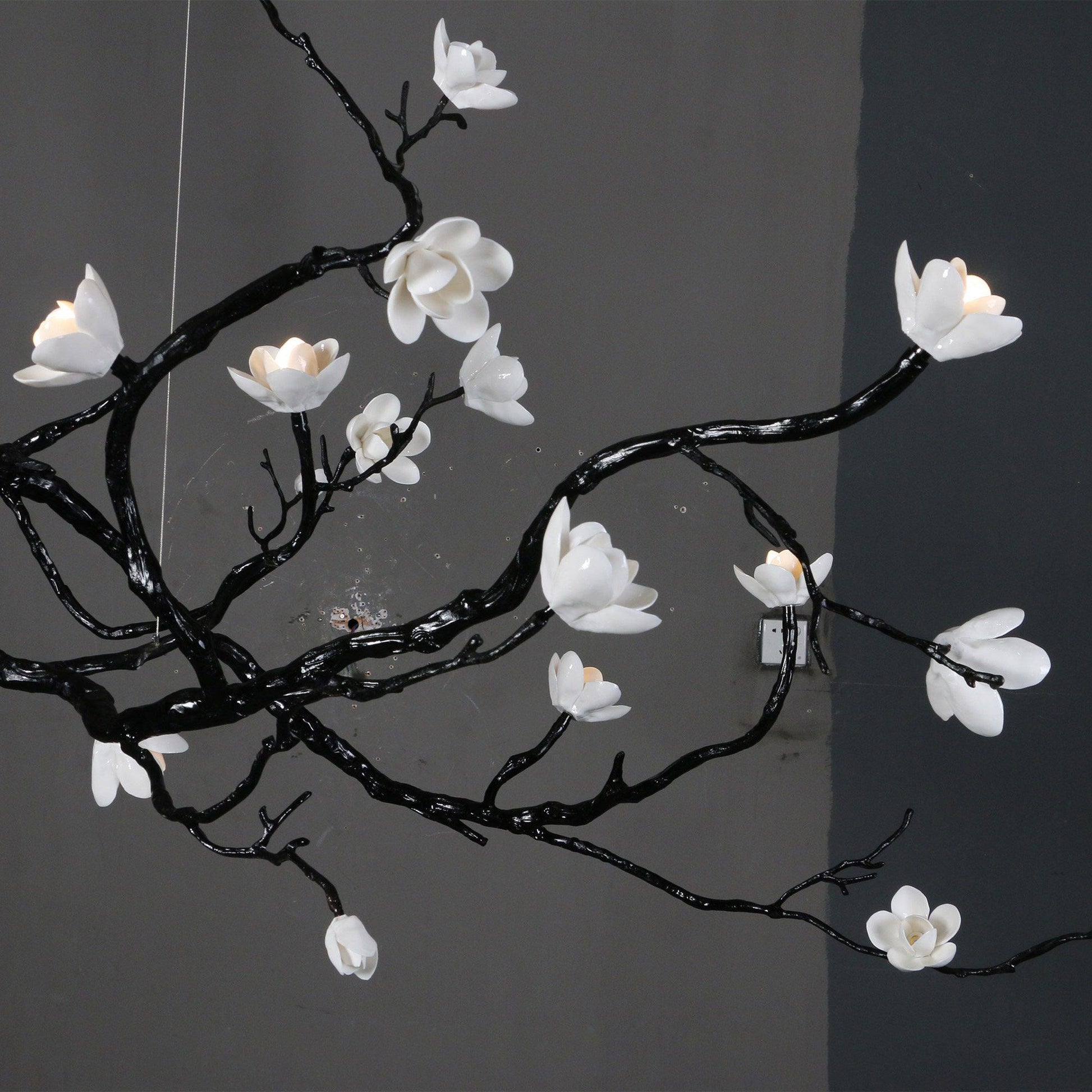Aura Flora Ceramic Flower Chandelier