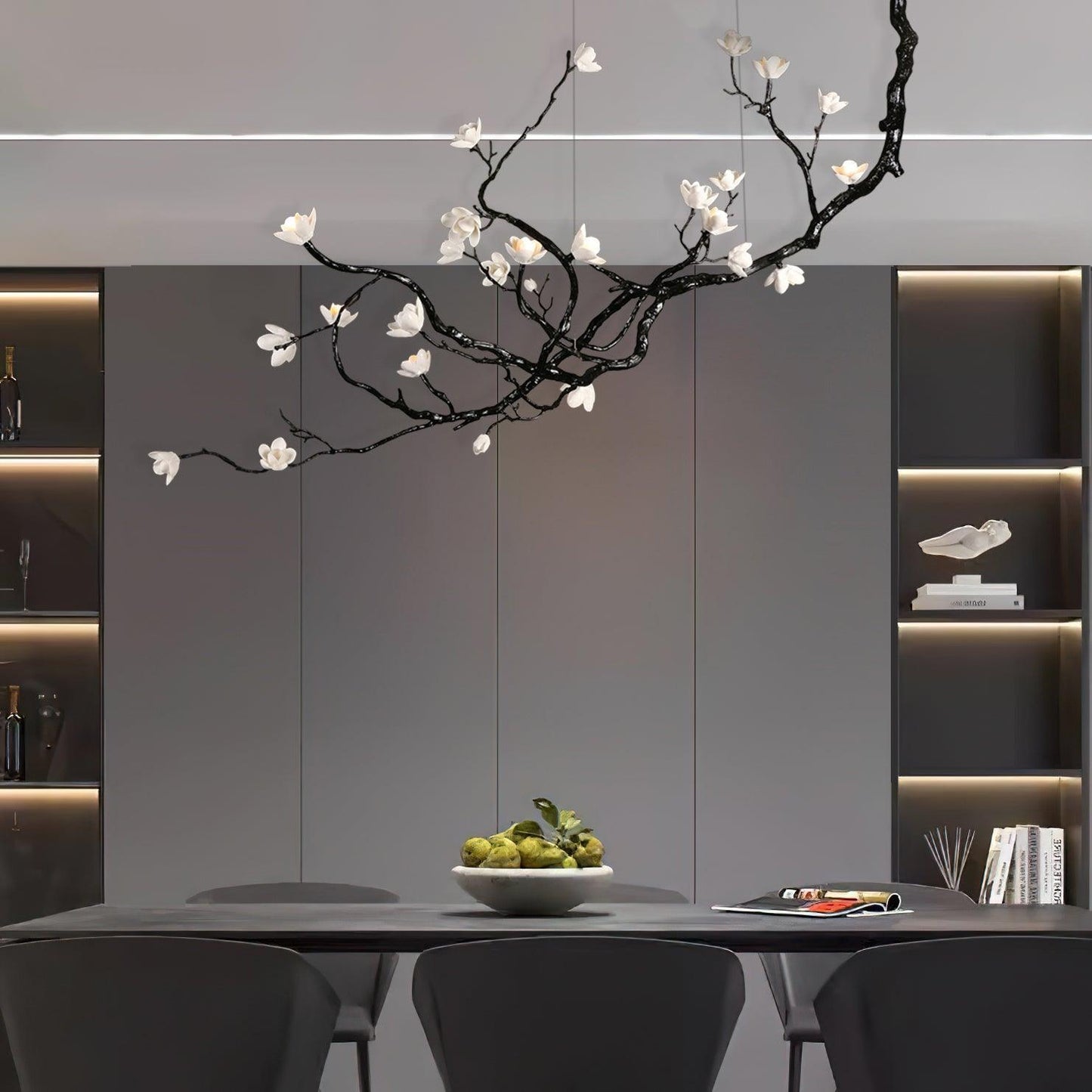 Aura Flora Ceramic Flower Chandelier