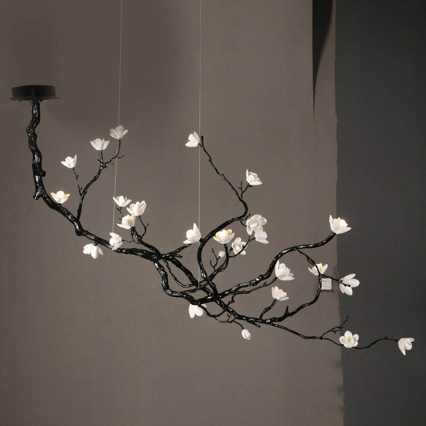 Aura Flora Ceramic Flower Chandelier