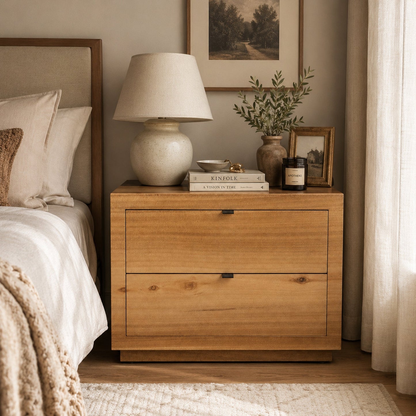Calacius Closed Nightstand