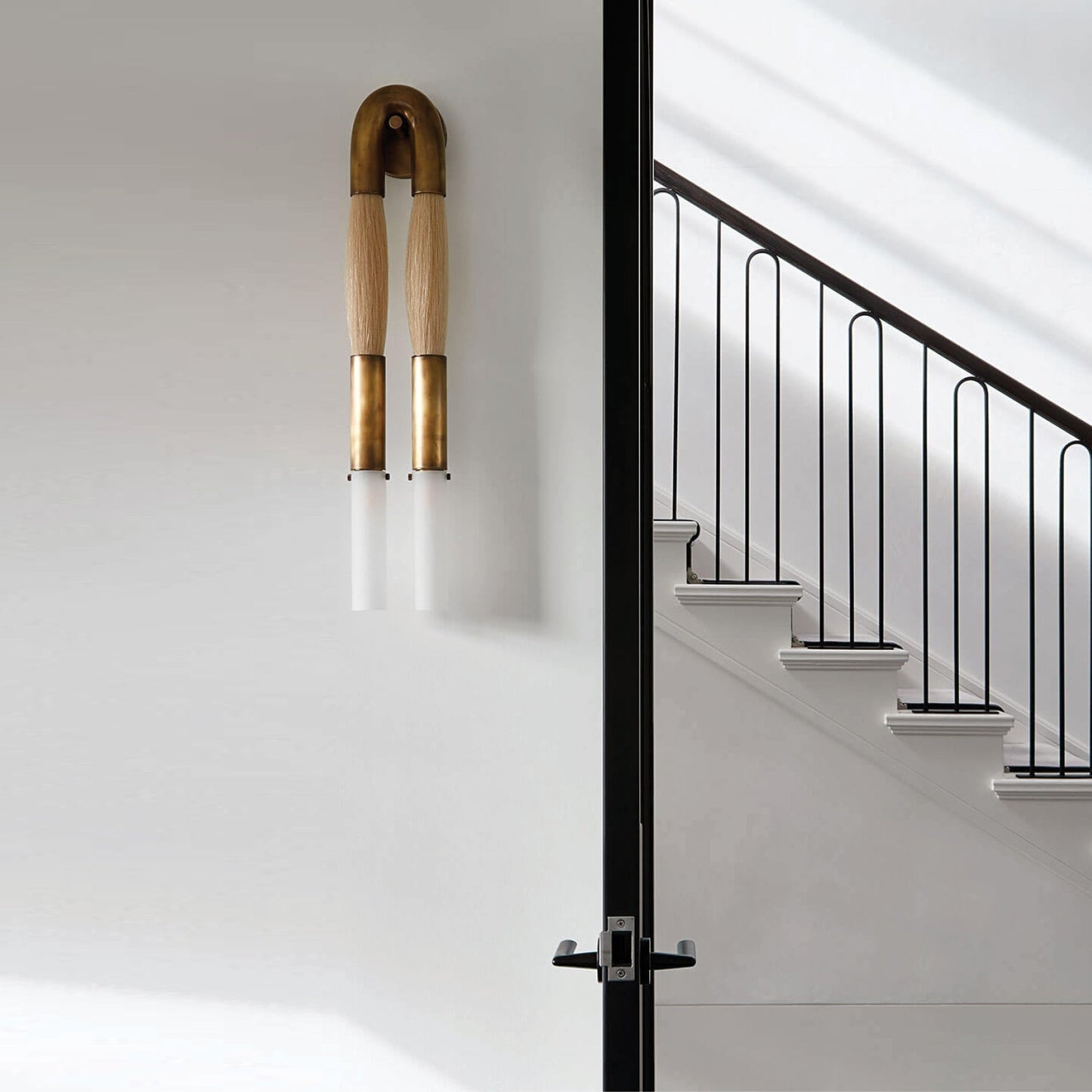 Antonia Horsehair Double Sconce