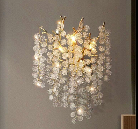 Crystal Drop Wall Sconce
