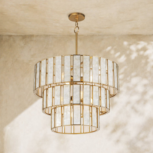 Elanger Round 3-Tier Chandelier