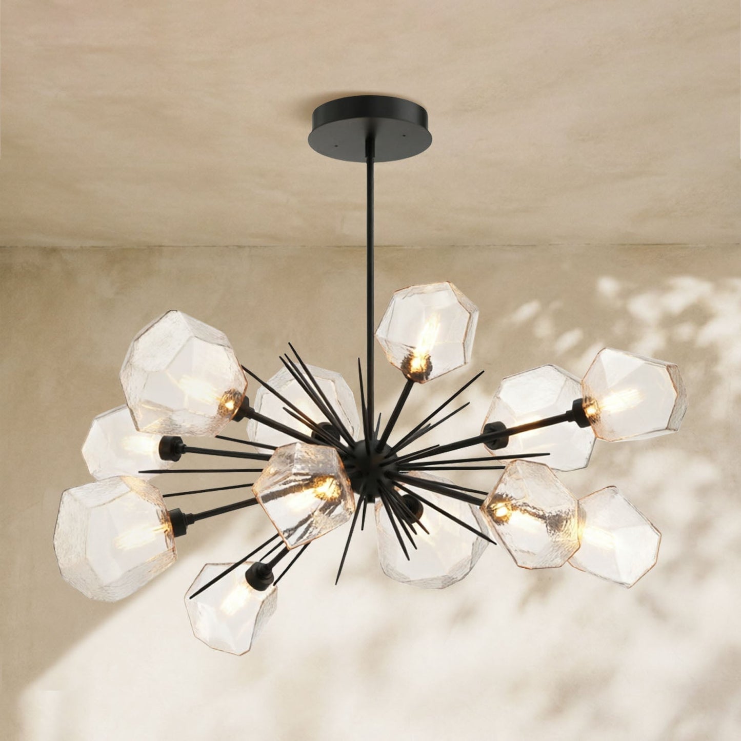Art Twisted Oval Starburst Chandelier